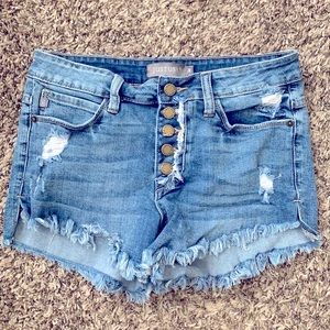 Pink Lily denim shorts